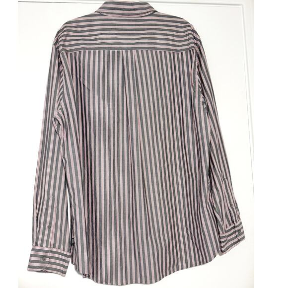 Men’s XL Chaps Long Sleeve Button up Striped Shirt - Picture 1 of 3